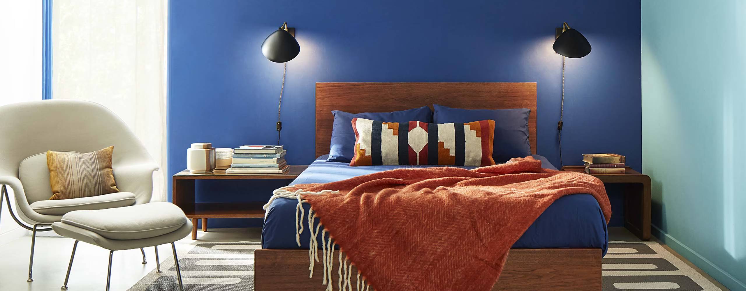 Professional painter applying interior paint